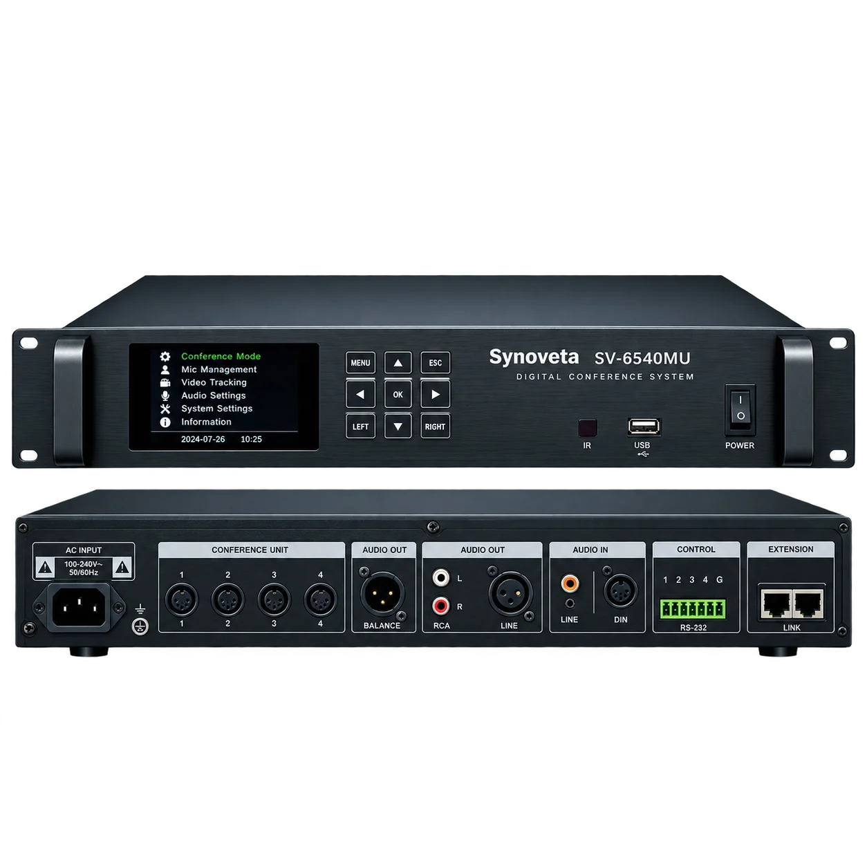 Synoveta SV-6540MU Digital Wired Conference System Controller